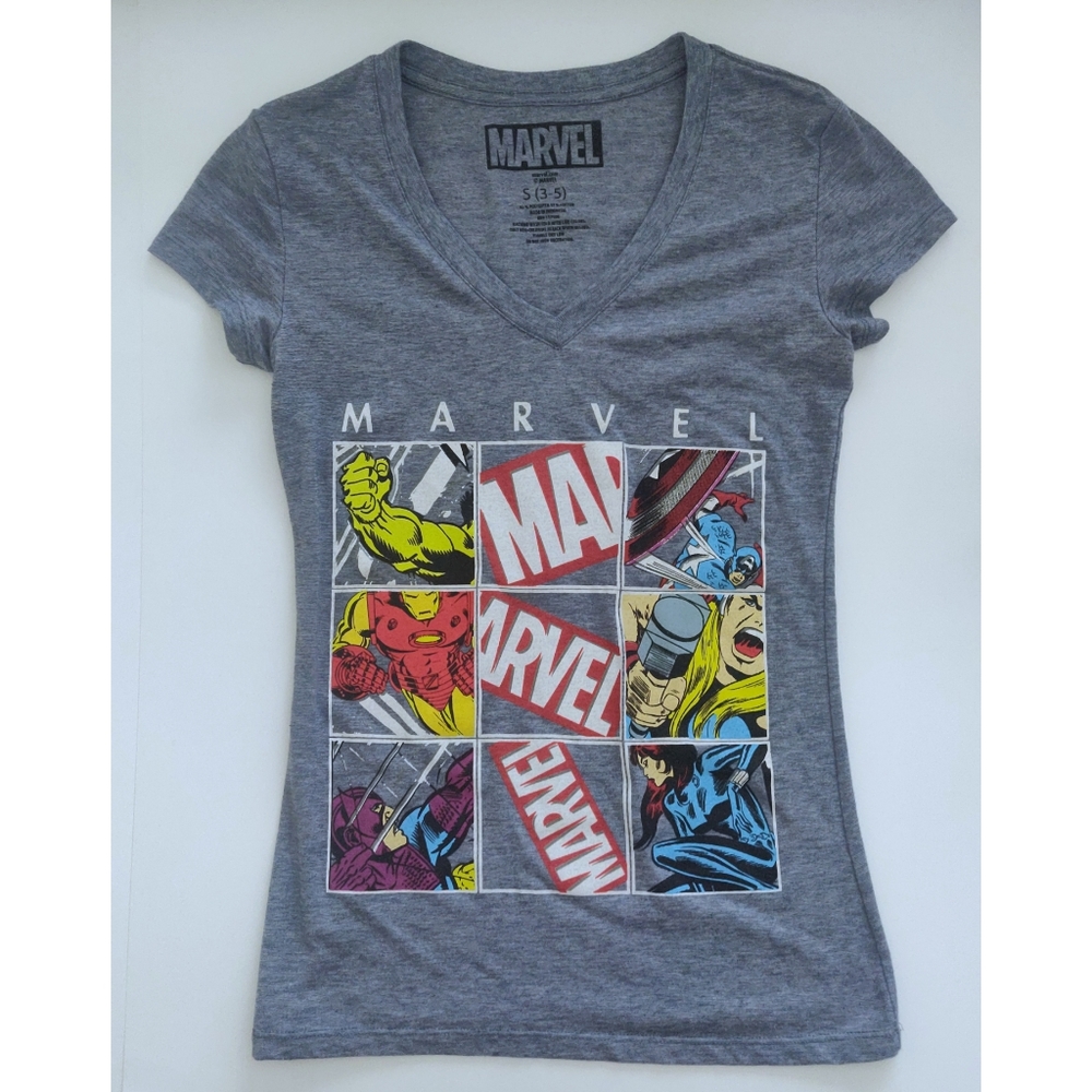 Marvel V-Neck T-Shirt